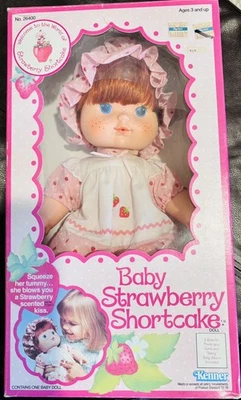 Muñeca Strawberry Shortcake Vintage Baby Blow Kiss 1982 Kenner 26400  Foto 1 de 4