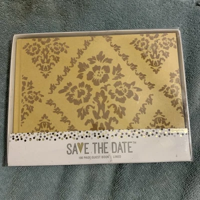 Libro de visitas Save The Date 100 páginas forradas a doble cara - Nuevo en caja Foto 1 de 2