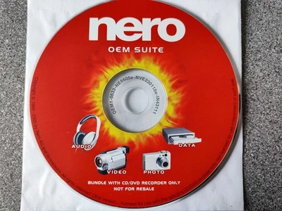 Nero Burning Rom 6 InCD OEM Suite Software CD - RETRO/VINTAGE FOR WINDOWS 95/98 - Image 1 of 3