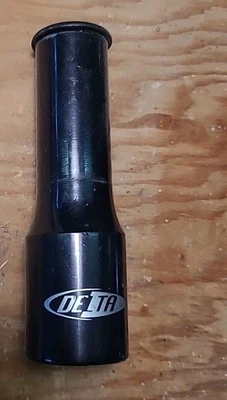 DELTA Alloy Bicycle Stem Raiser Black 1 1/8 Inch 3 1/4” Extension - Image 1 of 2