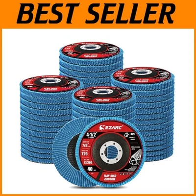 Stainless Steel Flap Discs 40 Grit 50pc - Image 1 of 4