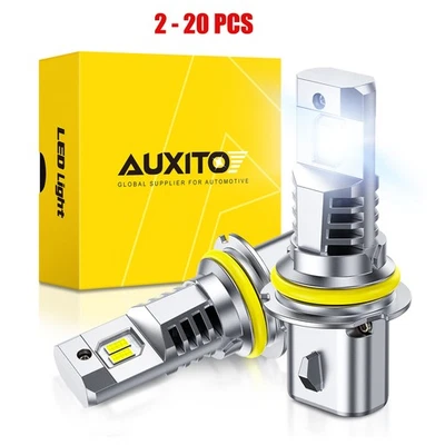 2-20X HB5 6500K 9007 White LED Bulbs Headlight Foglight Halogen Replacement Set - Image 1 of 4