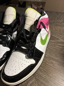 Air Jordan 1 SE Mid Cyber Active Fuchsia Schuhe - Größe 11 - Bild 1 von 12