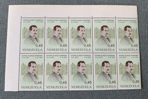 Venezuela 1974 - Block of 10 Mint Margin Corner Stamps - Michel No. 1992 - Picture 1 of 2
