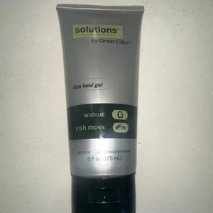 Solutions By Great Clips Firm Hold GEL Walnut Irish moss  6 oz - Rare Find - Picture 1 of 6