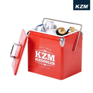 [KAZMI} 13L High Performance Red Cooler Camping Stainless Steel Outdoor Fishing - Picture 1 of 4
