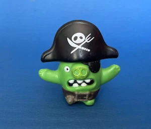 Angry Birds Pirate Pig Replacement McDonalds Toy Green Happy Meal Figure 2016 - Picture 1 of 3