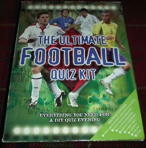 SUPERB KUDOS THE ULTIMATE FOOTBALL QUIZ KIT FOR DIY QUIZ EVENING CONTENTS SEALED