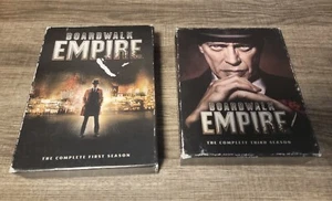 MOVIE DISC BOX SETS HBO SERIES SEASONS 1 & 3 BOARDWALK EMPIRE COMPLETE 1 & 3 SET - Picture 1 of 2