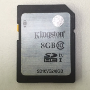 8GB NO Original Kingston SD SDHC/XC C10 Flash Memory Card f.Camera