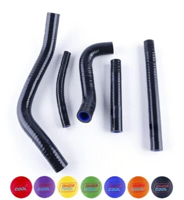 For Suzuki RM250 RM 250 Silicone Radiator Hose Kit 1996 1997 1998 1999 2000 Pipe - Imagem 1 de 4