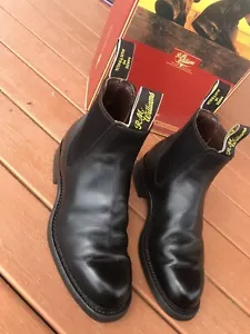 R.M.Williams Wentworth Black Yearling Leather Boots, Women's Size 5.5 US,35 EUR - Picture 1 of 24