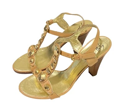 Giuseppe Zanotti Design T-Strap Buckle Women Sandals Heels EU 37 / US 7 Italy - Image 1 of 4