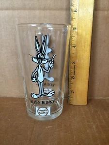RARE SHORTER 5" 1973 VINTAGE BUGS BUNNY PEPSI COLA COLLECTOR GLASS NICE NM - Picture 1 of 5