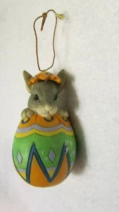 Bezaubernde Schwänze Hasen Ei Weihnachten Osterschmuck von Silvestri - Bild 1 von 2