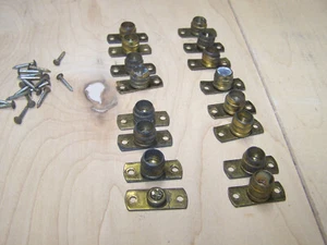 Macy Original Brass brackets & nails from their stacking bookcases-Hard to find - Picture 1 of 4