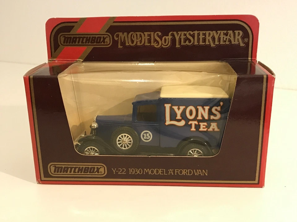 matchbox models of yesteryear y22 model a ford van 1930 lyons tea - Immagine 1 di 1