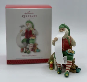 Hallmark Keepsake 2013 Pre-Flight Check Club Christmas Ornaments QXC5057 - Picture 1 of 11