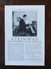1924 vintage original ad Steinway Pianos Featuring Josef Hofmann