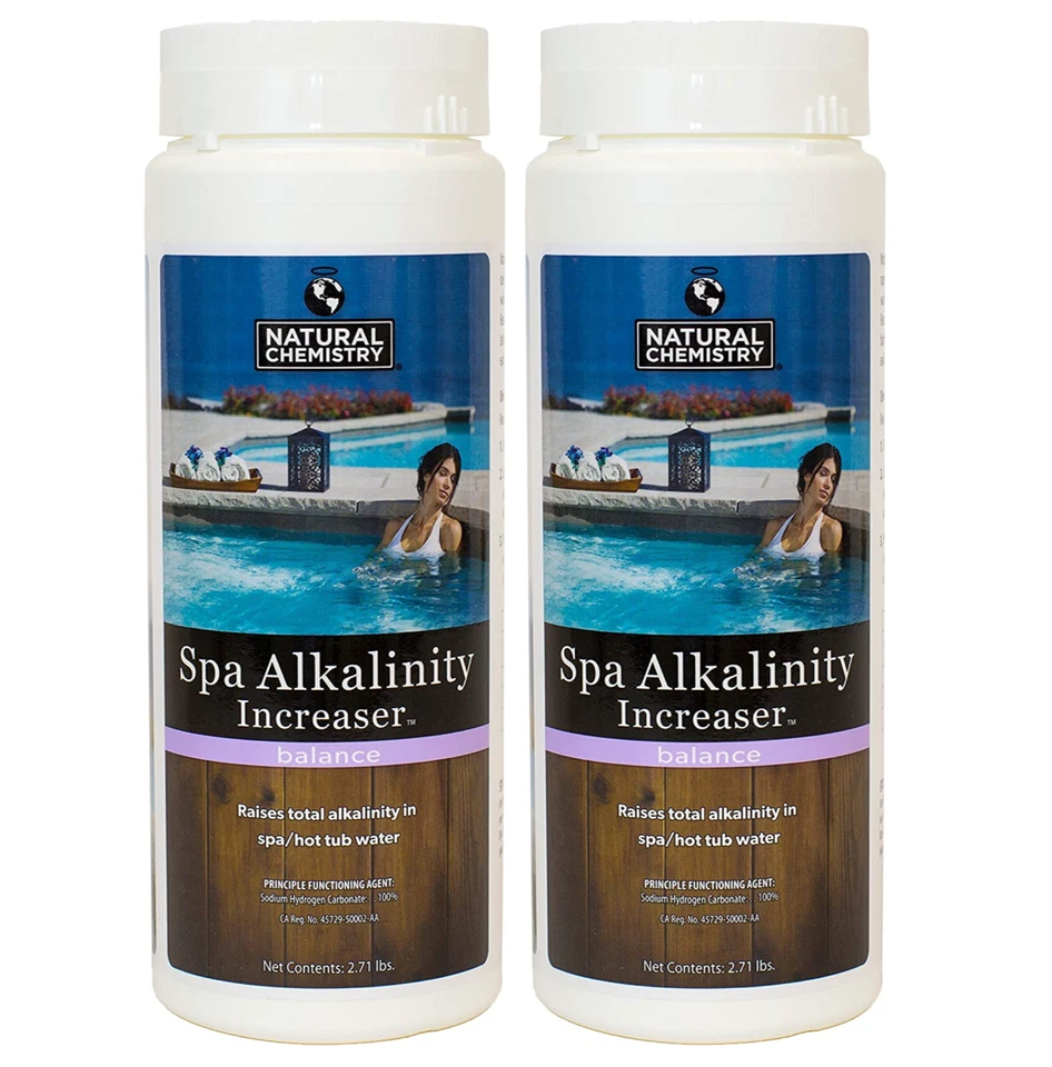Química Natural - Aumentador de alcalinidad Spa (2,71 lb) Paquete de 2 Foto 1 de 1