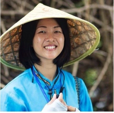 Samurai Hat Vietnamese Straw Hat Kids Straw Sun Hat DIY Hats 3 Foto 1 de 3