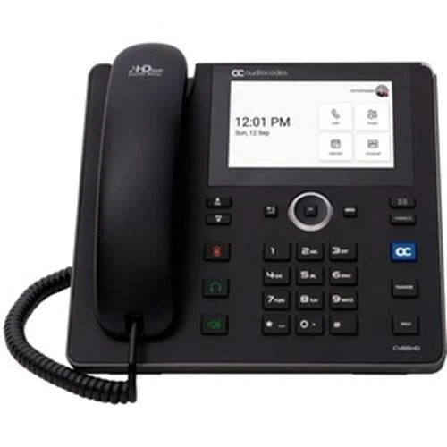 AudioCodes - TEAMS-C455HDPS - AudioCodes C455HD IP Phone - Corded - Corded -