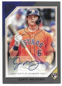 2022 Topps Gallery Rookie Auto Jake Meyers (#RA-JM) Astros RC - Picture 1 of 2