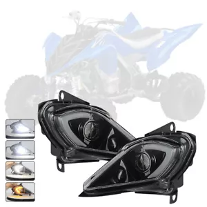 For 2006-2023 YAMAHA YFZ 450 RAP-TOR 350 700 700R LED Headlights Set Head Lamps - Picture 1 of 18