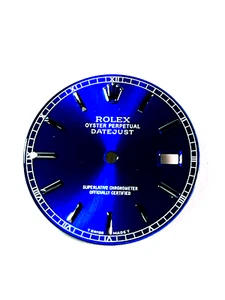 RLX custom 36mm Datejust blue with Stick maker Dial SS - Picture 1 of 2
