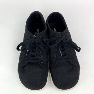 Xero Womens Barefoot Shoes Sz 9.5 Dillon Sneaker Black Casual Lace Up Zero - Picture 1 of 10
