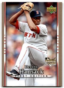 2007 Upper Deck First Edition Devern Hansack Rookie Baseball Cards #4