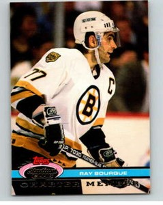 1991-92 Topps Stadium Club Charter Member #44 Ray Bourque  Boston Bruins V54662