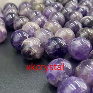50pc Wholesale Natural dreamy Amethyst Ball Quartz Crystal Sphere Healing15mm+ - Picture 1 of 7