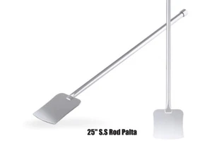 Espátula agitadora Doji Palta Khomcha mango de varilla de remo mezcla mango acero inoxidable - Imagen 1 de 1