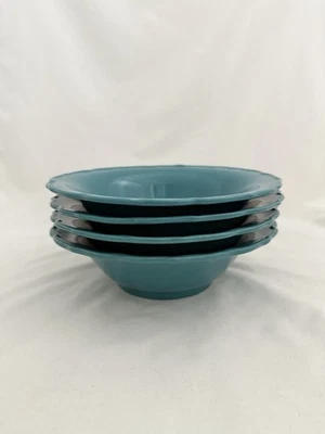 Conjunto de quatro tigelas de sopa de cereais Pioneer Woman borda recortada - Imagem 1 de 4