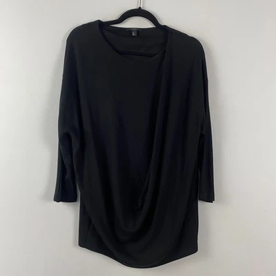 COS драпировки трикотажа туника размер маленький черный пуловер - Изображение 1 из 4