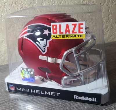 Minicasco alternativo Riddell Blaze de los New England Patriots NUEVO Foto 1 de 4