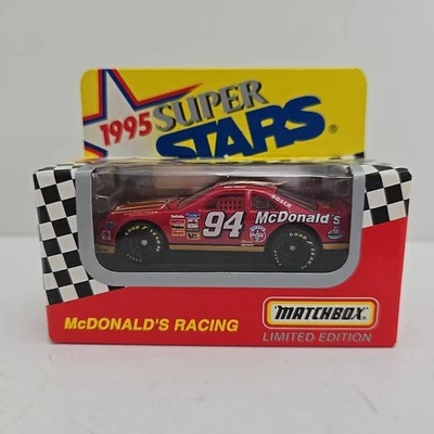 1995 Racing Super Stars #94 Билл Эллиотт McDonalds спичечный коробок литой 1:64 новый винтажный - Изображение 1 из 4