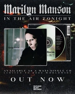 Marilyn Manson In The Air Tonight Ltd. - Maxi Single CD 4000 Pieces Original New - Foto 1 di 3