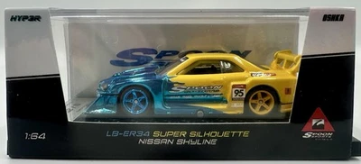 HOT WHEELS - NISSAN SKYLINE GTR R34 SUPER SILHOUETTE - HYPER LTD ED - NOT STH - Image 1 of 4
