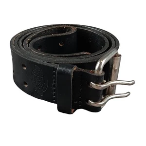 Cintura uomo Dickies vera pelle nera taglia 40/100 abbigliamento da lavoro casual - Foto 1 di 7