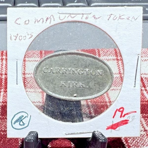 Carrington Kirk, Scotland Church Communion Token 1800's SP6804 - Bild 1 von 2