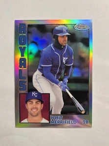 Whit Merrifield 2019 Topps Chrome REFRACTOR 35TH ANNIVERSARY 84TC-15 Royals 1984 - Picture 1 of 2