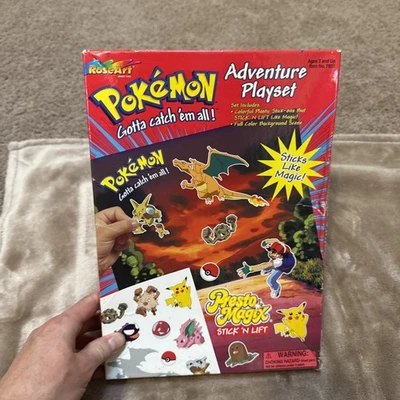 Vintage Pokemon "Adventure Playset" 1999 Factory Sealed RoseArt - Image 1 of 4