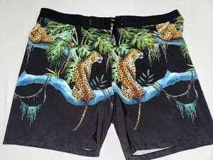 Hurley Badehose Boardshorts schwarz Größe 38 Gepard 19”/7” Neu ohne Etikett! - Bild 1 von 7