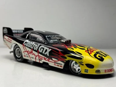 Action John Force Autograph Signed Auto 6 Time Champion Pontiac NHRA Funny Car - Image 1 of 4