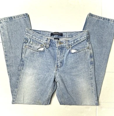 Jeans London vintage para mujer 2 piernas rectas azul denim lavado medio Y2K años 90 Foto 1 de 4