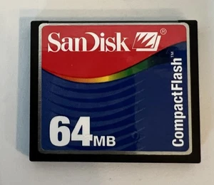 SanDisk SDCFB Compact Flash 64GB Memory Card Camera Photography HTF - Picture 1 of 1