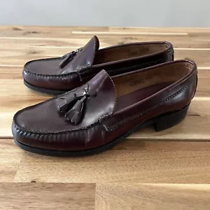 GH Bass Co Weejuns Slip On Dress Shoes Mens Size 10.5 10.5D Leather Tassel - Picture 1 of 9