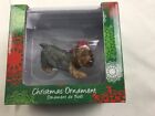 Sandicast Crouching Yorkshire Terrier Christmas Ornament CUTE